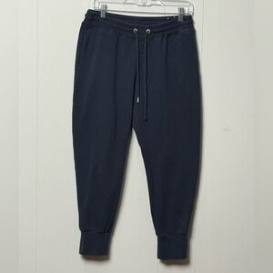 Cotton On Women’s Black Cotton Blend Joggers with Tie Waist Size M